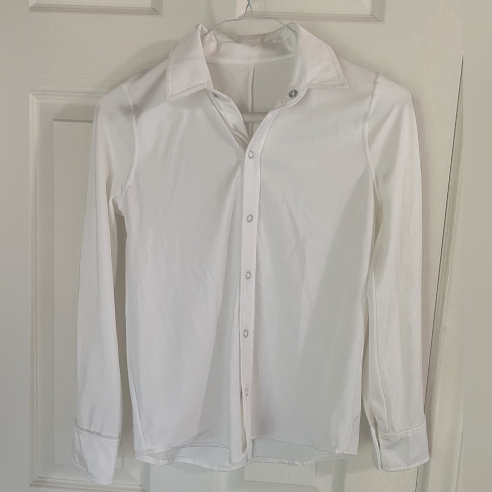 Men’s White Ice Skating shirt